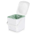 Minky TP10100105 Compost Food Waste Caddy - White Food Bins MINKY Bins & Bin Liners Brand_Minky Caddy Collections_Bins / Bin Liners Google Product Home Housewares Minky Product Type_Food Bins