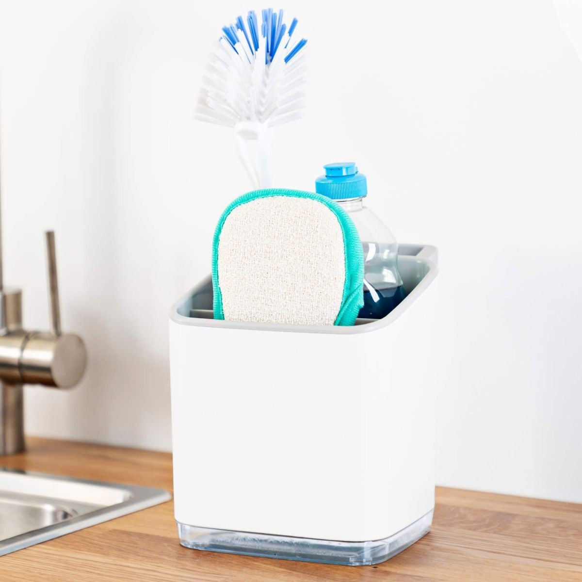 Minky TP10100107 Kitchen Sink TIdy - White - Premium Sink Organisers from MINKY - Just $4.99! Shop now at W Hurst & Son (IW) Ltd