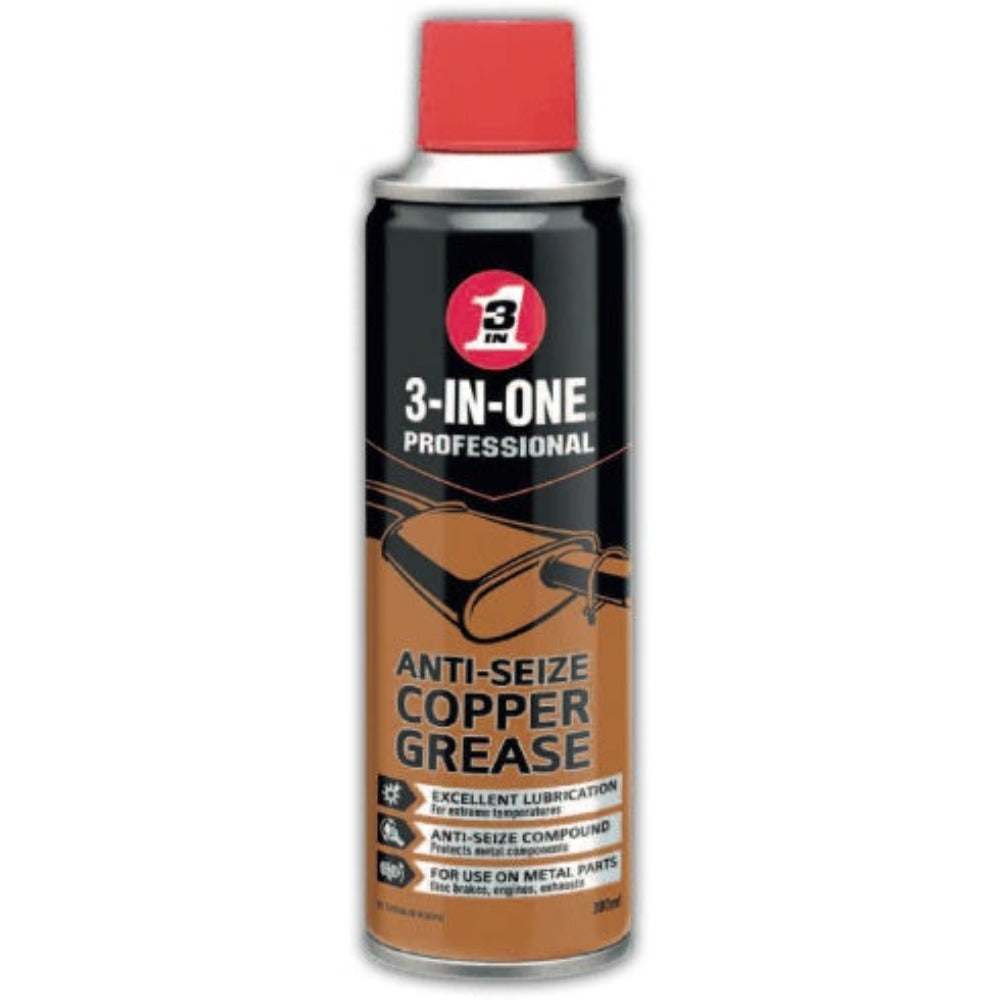 3-In-1 44617 Anti-Seize Copper Grease 300ml Aerosol - Premium Lubricants from WD40 Company Ltd - Just $7.5! Shop now at W Hurst & Son (IW) Ltd