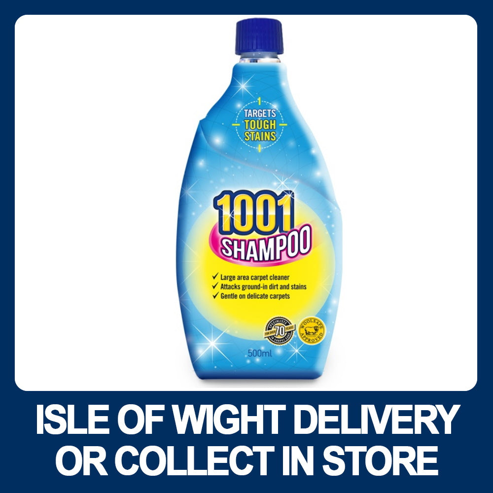 1001 44925 Shampoo 450ml Bottle - Premium Carpet / Floor Cleaning from WD40 Company Ltd - Just $3.20! Shop now at W Hurst & Son (IW) Ltd