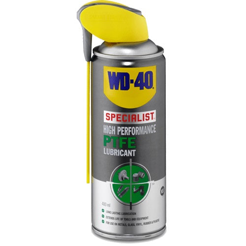 WD-40 Specialist 44396 High Performance PTFE Lubricant 400ml - Premium Lubricants from WD40 Company Ltd - Just $9.35! Shop now at W Hurst & Son (IW) Ltd