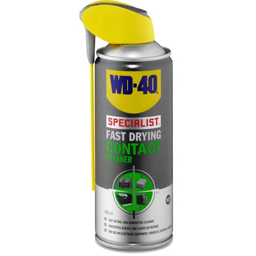 WD-40 Specialist 44368 Fast Drying Contact Cleaner 400ml - Premium Lubricants from WD40 Company Ltd - Just $7.25! Shop now at W Hurst & Son (IW) Ltd