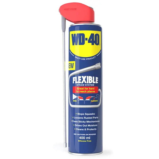 WD-40 Flexible Straw Multi Use Product 400ml Aerosol - Premium Lubricants from WD40 Company Ltd - Just $10.5! Shop now at W Hurst & Son (IW) Ltd