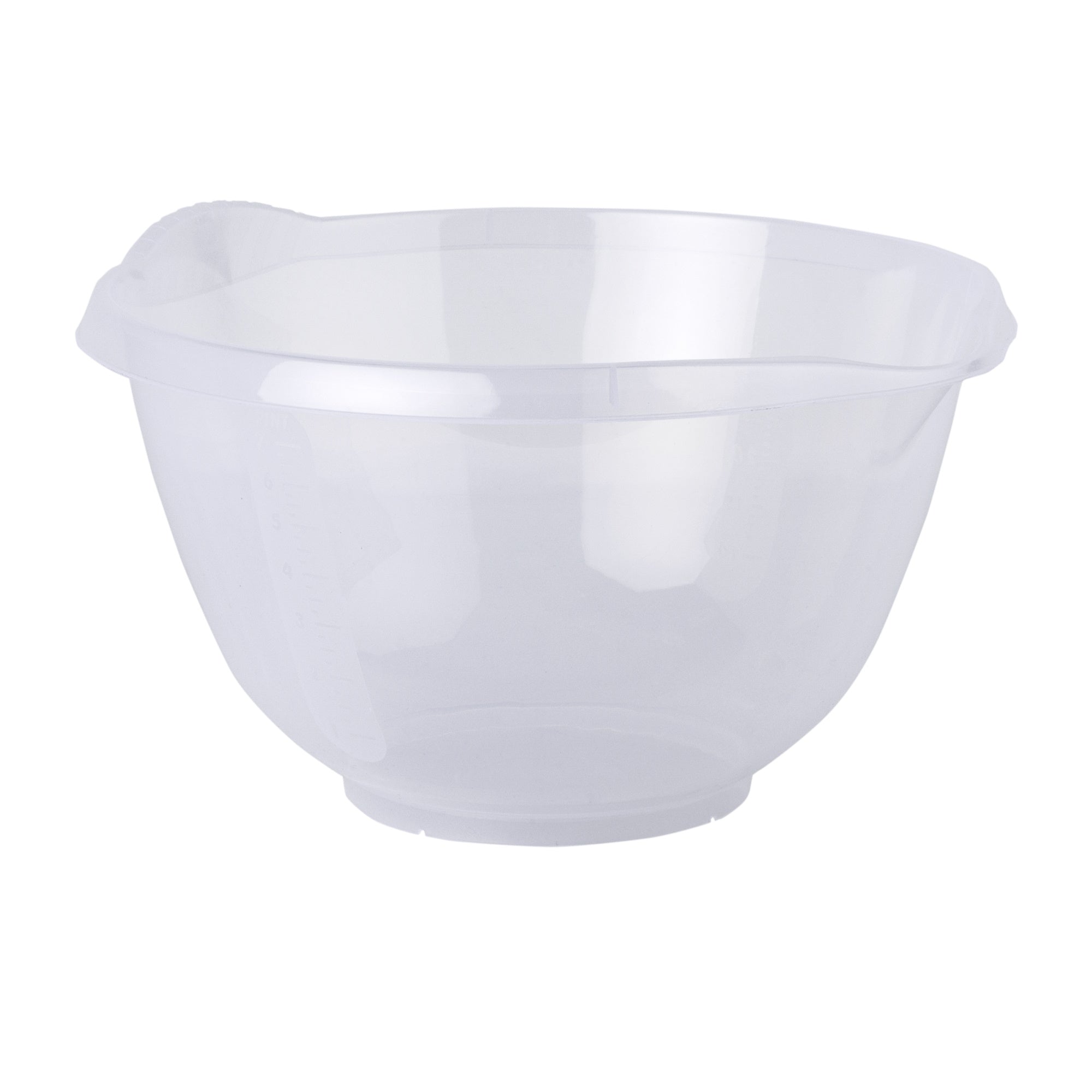 Wham 12181 Cuisine Plastic Mixing Bowl 4Ltr - Clear - Premium Mixing Bowls from What More UK Ltd - Just $2.20! Shop now at W Hurst & Son (IW) Ltd