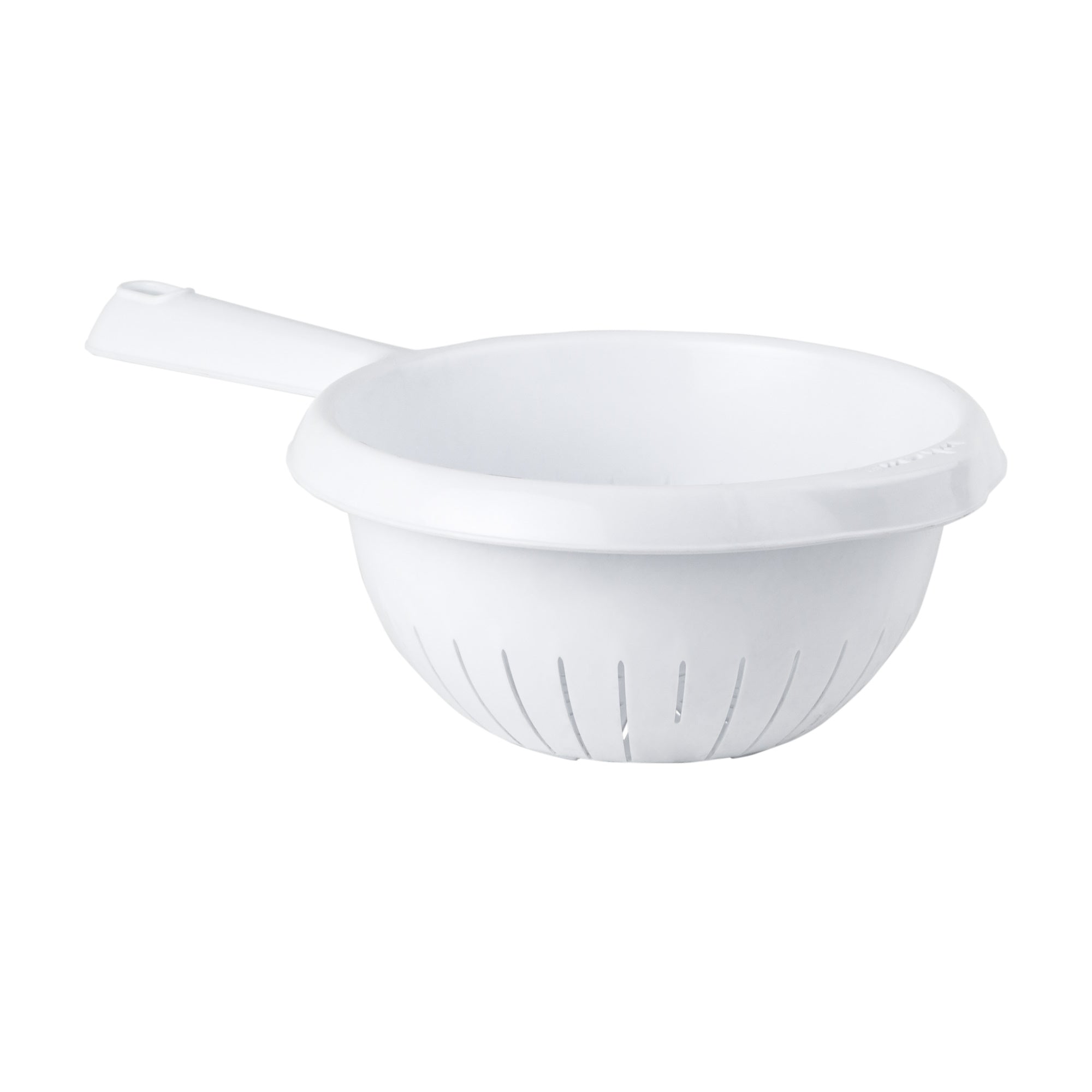Wham 12387 Cuisine Plastic Handled Colander 20cm Ice White - Premium Sieves & Strainers from What More UK Ltd - Just $1.75! Shop now at W Hurst & Son (IW) Ltd