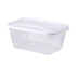 Wham Cuisine 12371 Plastic Rectangular Food Box & Lid 1.2Ltr - Ice White / Clear Tupperware Style Containers What More UK Ltd Apr23 Brand_Wham Collections_Plastic Containers Google Product Kitchen & Dining Kitchen & Food Storage Mark.Williams Plastic Containers Product Type_Tupperware Style Containers Wham What More UK Ltd