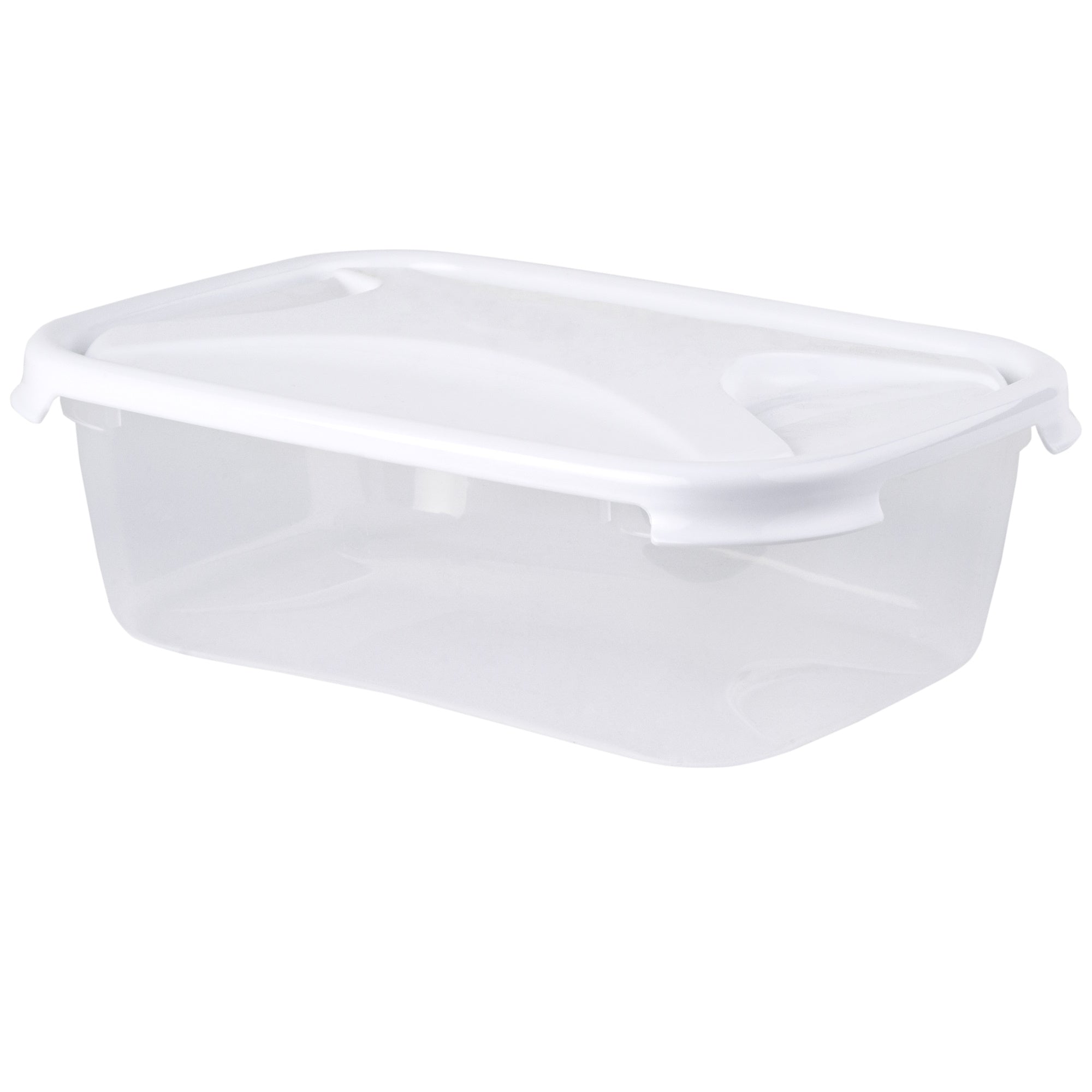 Wham Cuisine 12376 Plastic Rectangular Food Box & Lid 4.5Ltr - Ice White / Clear - Premium Tupperware Style Containers from What More UK Ltd - Just $3.95! Shop now at W Hurst & Son (IW) Ltd