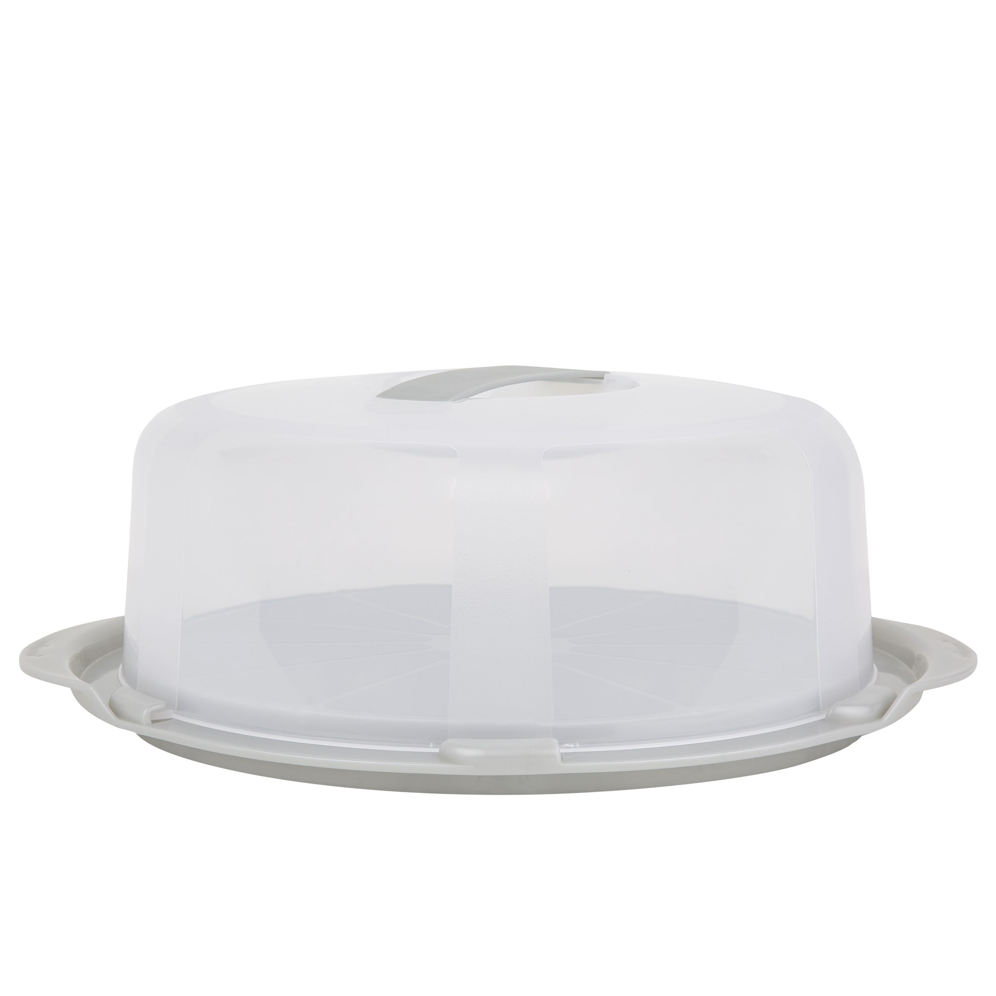 Wham Cook 39525 Plastic Shallow Round Dome Storage - Silver / Clear - Premium Cake Storage from What More UK Ltd - Just $9.95! Shop now at W Hurst & Son (IW) Ltd