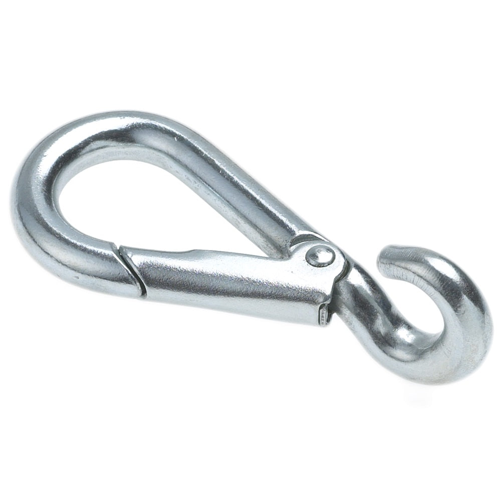 Spring Hook to Crue BZP - Various Sizes - Premium Snap Hooks from Zinco - Just $1.36! Shop now at W Hurst & Son (IW) Ltd
