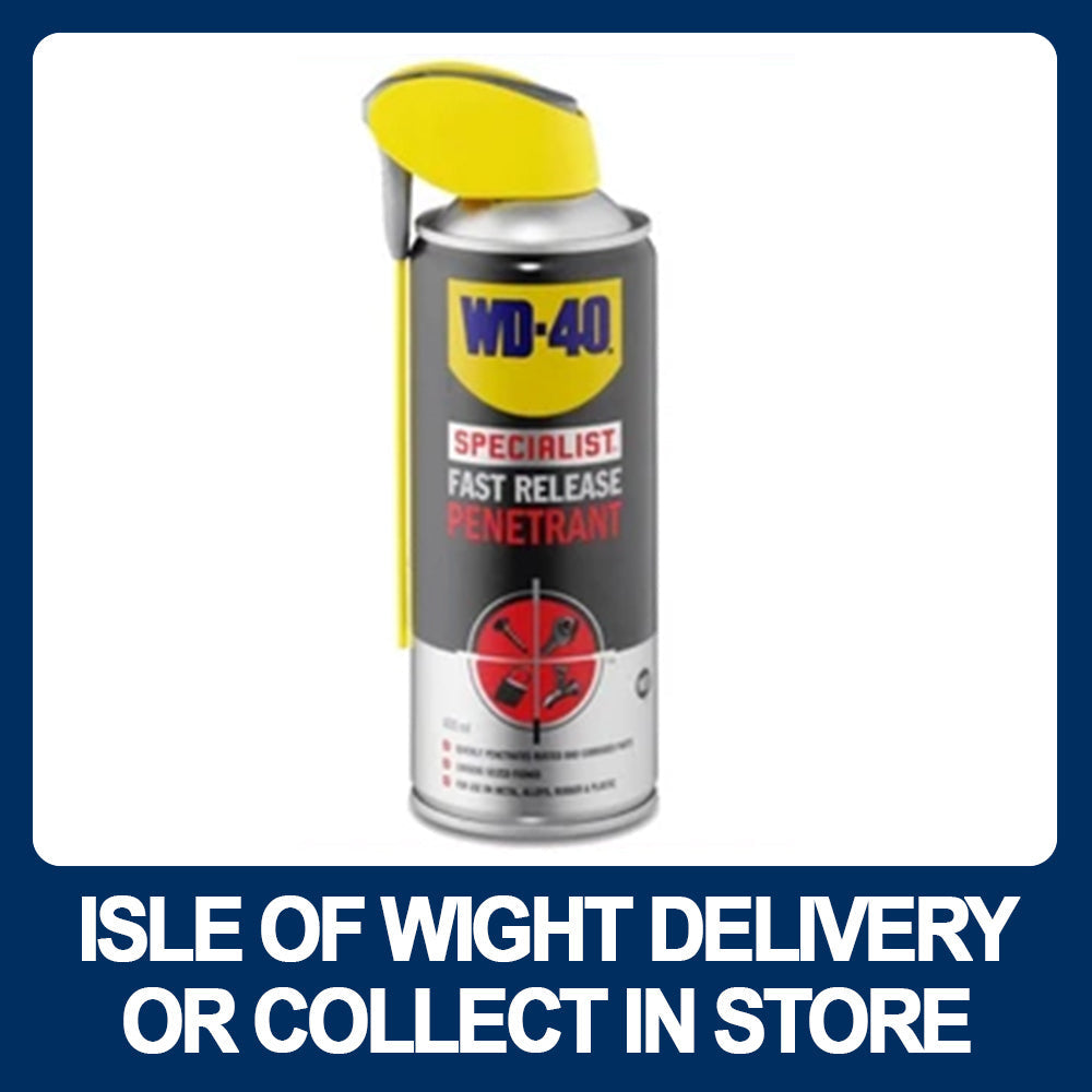 WD-40 Specialist 44348 Fast Release Penetrant 400ml - Premium Lubricants from WD40 Company Ltd - Just $7.99! Shop now at W Hurst & Son (IW) Ltd