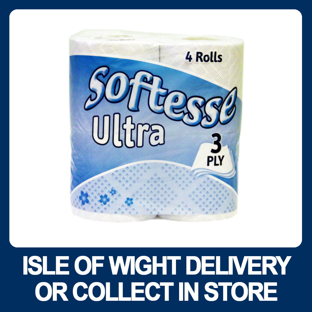 Toilet Roll 3 Ply - Pack of 4 - Premium Toilet Roll from Various - Just $1.99! Shop now at W Hurst & Son (IW) Ltd