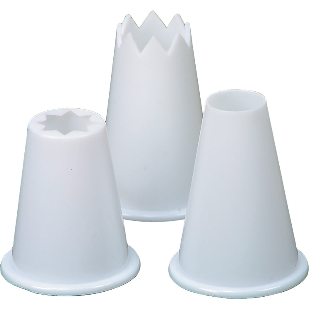 Dexam 17841249 Food Piping Nozzles Set of 3 - Premium Cake Decorating from DEXAM - Just $1.99! Shop now at W Hurst & Son (IW) Ltd
