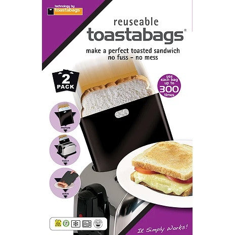 Kitchencraft toastabag Toaster bags pack 2 - Premium Specialist Tools / Utensils from Kitchencraft - Just $4.49! Shop now at W Hurst & Son (IW) Ltd