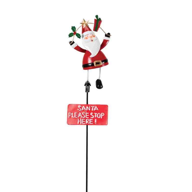 Three Kings 2530021 Christmas Metal Outdoor Stake - Santa Claus - Premium Christmas Ornaments from SMART GARDEN - Just $5.75! Shop now at W Hurst & Son (IW) Ltd