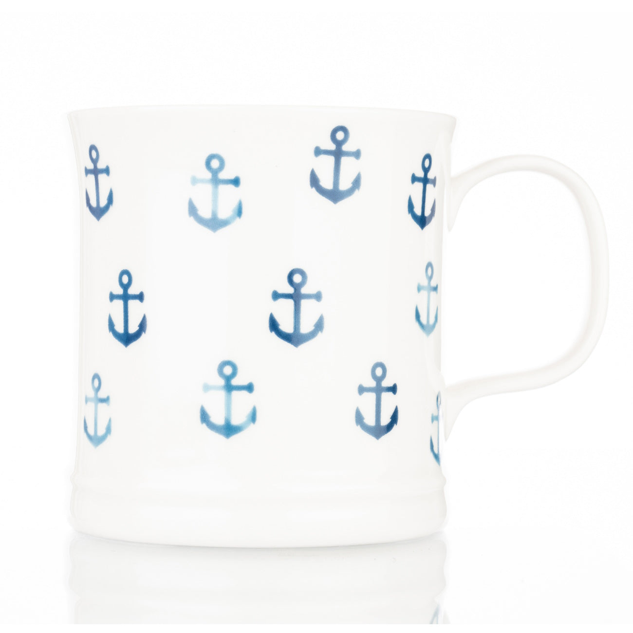 SIIP SPTANKANC New Bone China Tankard Mug - Anchor Blue Mugs Captivate Brands Ltd Apr23 Brand_Captivate Brands Brand_SIIP Fundamental Captivate Brands Dining & Tableware Google Product Kitchen & Dining Mark.Williams mug mugs Mugs Cups & Saucers Product Type_Single Mugs SIIP Fundamental TEA