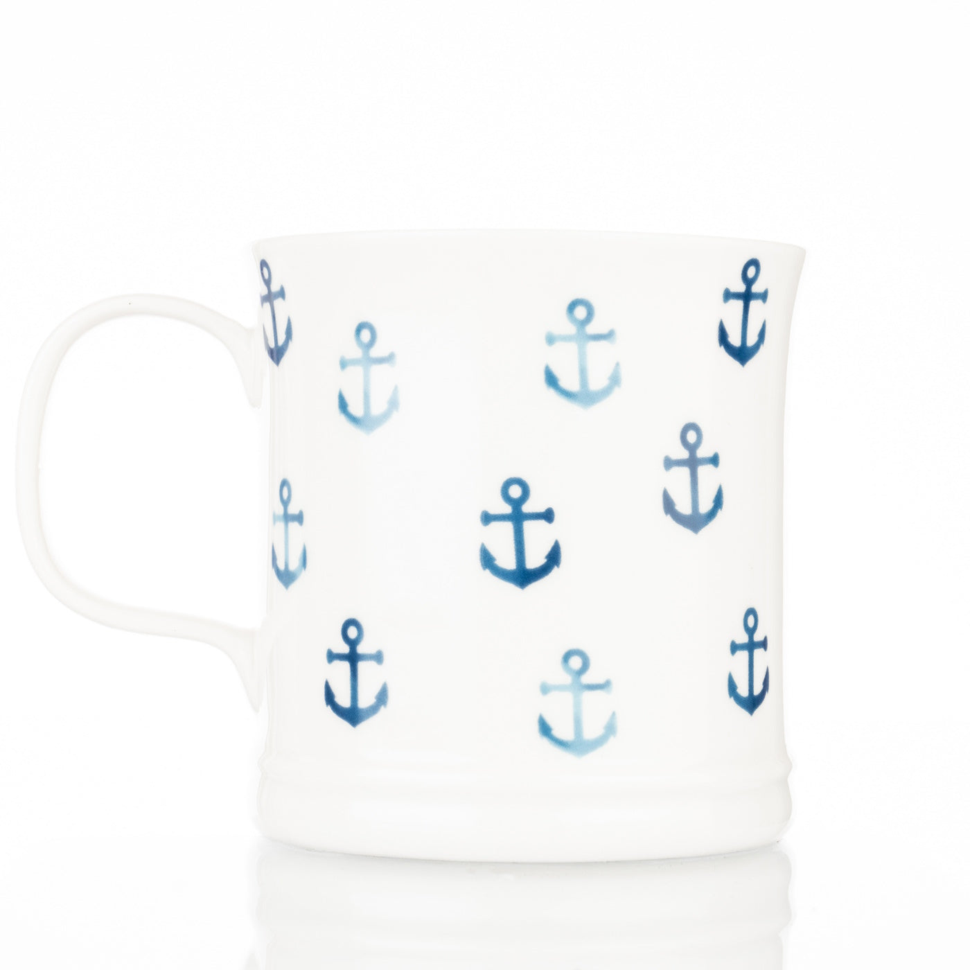 SIIP SPTANKANC New Bone China Tankard Mug - Anchor Blue Mugs Captivate Brands Ltd Apr23 Brand_Captivate Brands Brand_SIIP Fundamental Captivate Brands Dining & Tableware Google Product Kitchen & Dining Mark.Williams mug mugs Mugs Cups & Saucers Product Type_Single Mugs SIIP Fundamental TEA