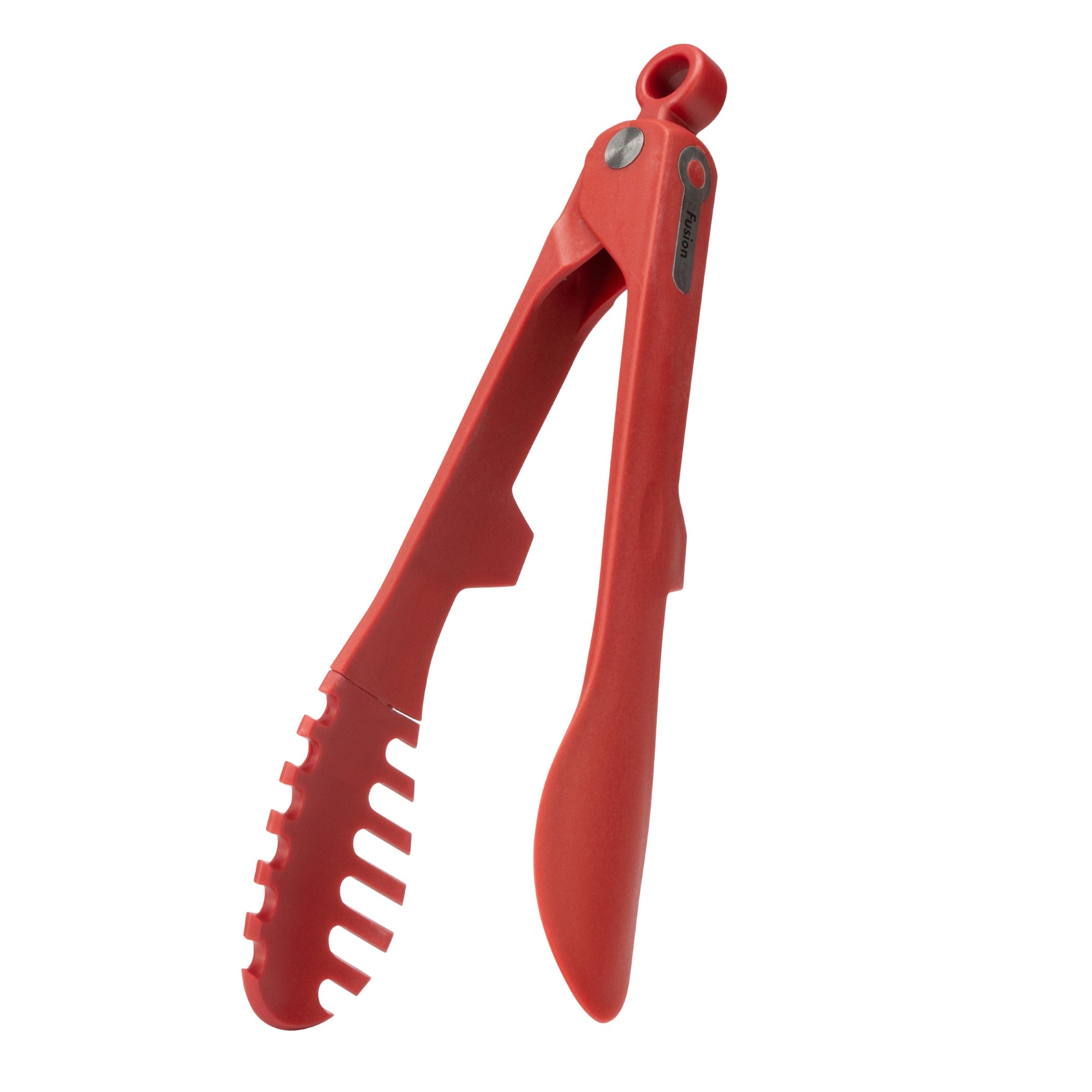Fusion Twist FTFTONGSRED Kitchen Tongs with Locking Mechanism - Red - Premium Tongs from Captivate Brands Ltd - Just $4.99! Shop now at W Hurst & Son (IW) Ltd