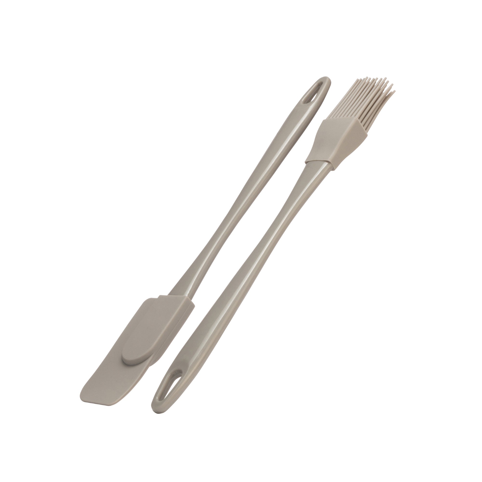 Fusion Twist FTPBRSHSETGRY Silicone Pastry Brush & Jar Scraper - Grey - Premium Spatulas & Turners from Captivate Brands Ltd - Just $3.95! Shop now at W Hurst & Son (IW) Ltd