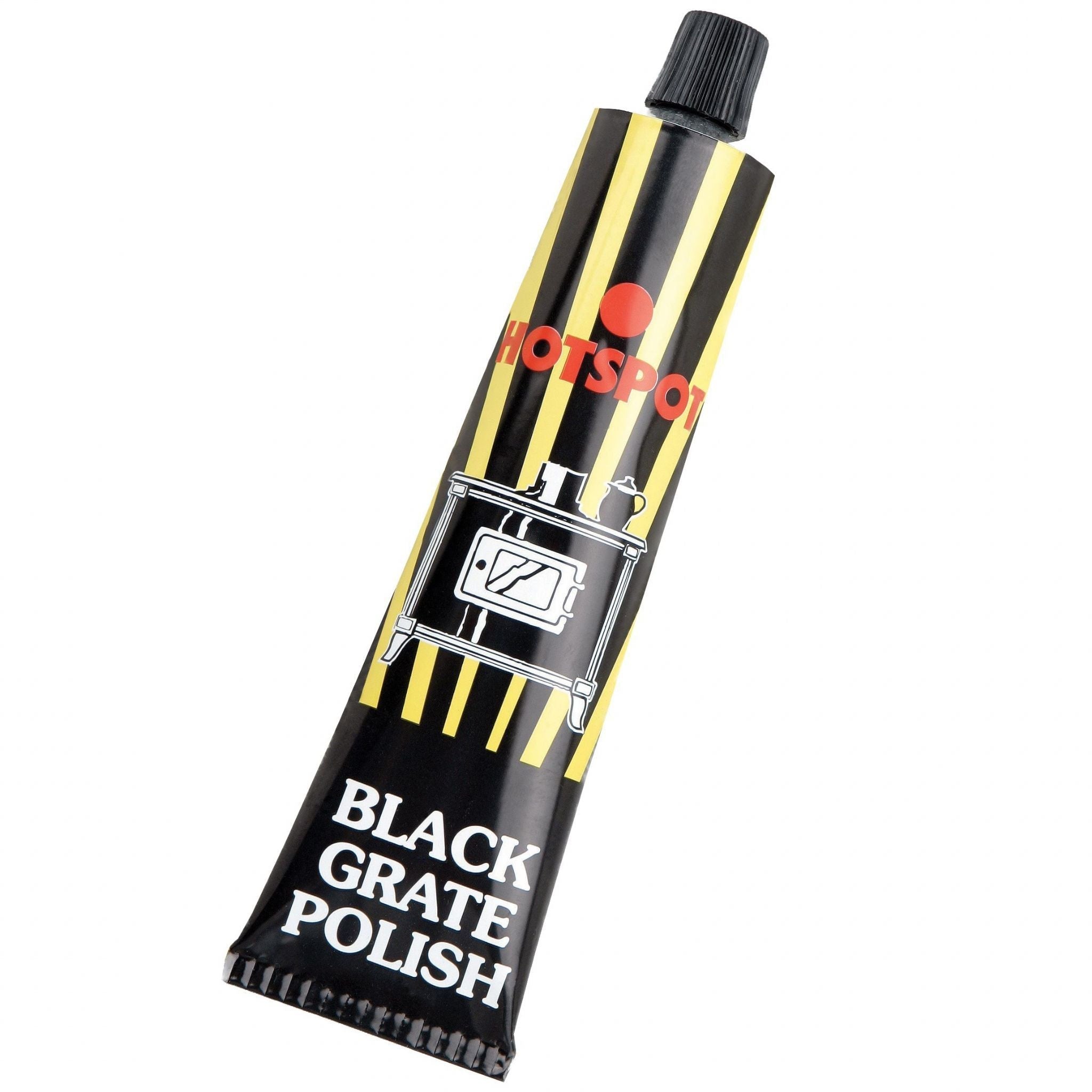 Hotspot 0022 Black Stove & Grate Polish 75ml Tube - Premium Fireplace Consumables from HOTSPOT - Just $6.25! Shop now at W Hurst & Son (IW) Ltd