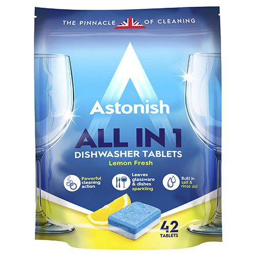 Astonish C2180 5 IN 1 Dishwasher Tablets PACK OF 42 - Premium Washing Up / Dishwasher from W Hurst & Son (IW) Ltd - Just $6.75! Shop now at W Hurst & Son (IW) Ltd