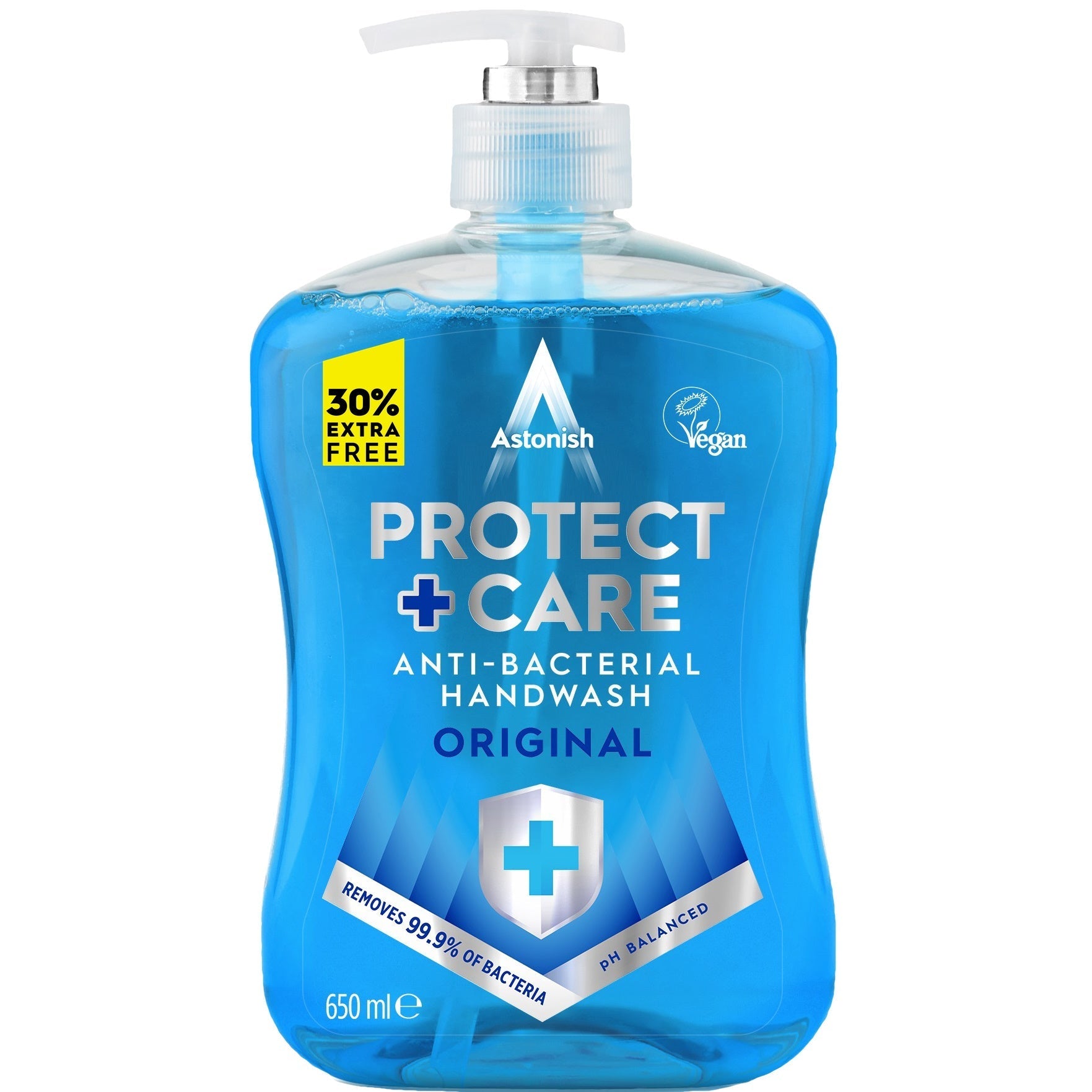 Astonish Protect & Care Anti-Bacterial Handwash 500ml - Original - Premium Handwash from ASTONISH - Just $1.70! Shop now at W Hurst & Son (IW) Ltd