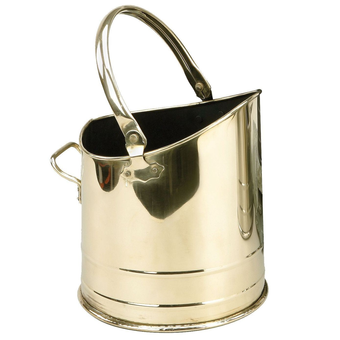 Manor Reproductions 1335 Flanders Hod - Brass - Premium Coal Hods / Buckets from Manor Reproductions - Just $43.99! Shop now at W Hurst & Son (IW) Ltd