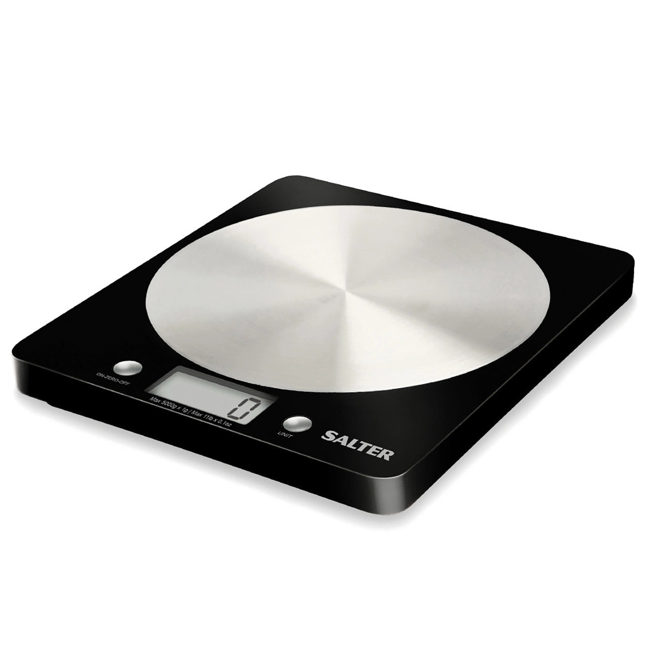 Salter 1036BKSSDR Disc Digital Kitchen Scale, 5kg Capacity, Black - Premium Digital Kitchen Scales from Salter - Just $21.95! Shop now at W Hurst & Son (IW) Ltd