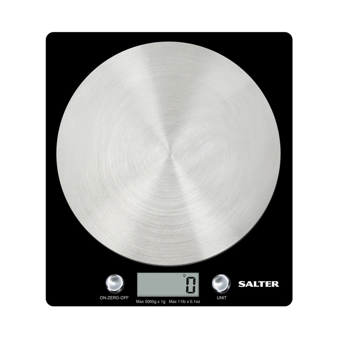 Salter 1036BKSSDR Disc Digital Kitchen Scale, 5kg Capacity, Black - Premium Digital Kitchen Scales from Salter - Just $21.95! Shop now at W Hurst & Son (IW) Ltd
