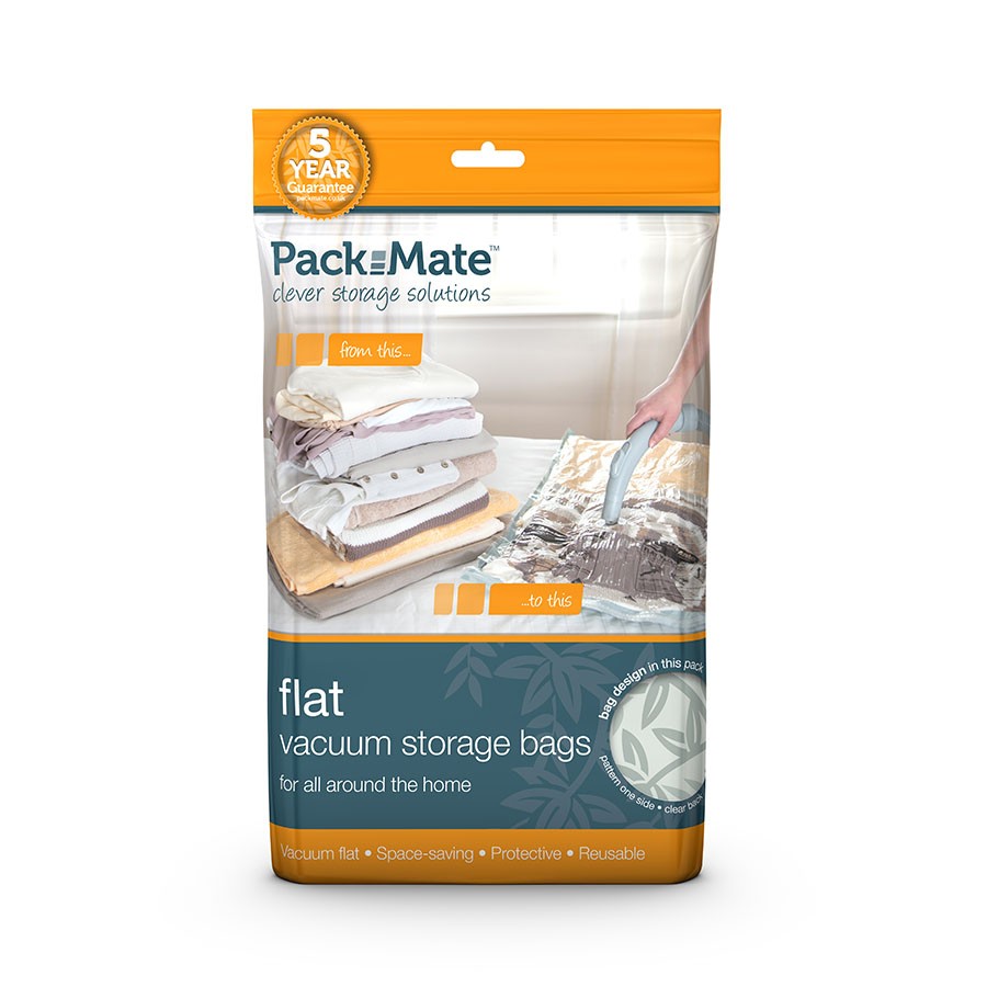 Pack Mate Flat Vacuum Storage Bags Pk2 - Large - Premium Storage from Scott Brothers Ltd - Just $9.49! Shop now at W Hurst & Son (IW) Ltd