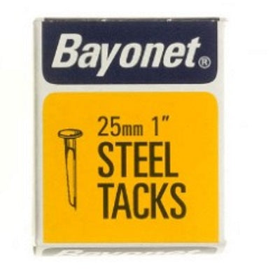 Bayonet Steel Tacks Blued In Small Box - Various Sizes - Premium Nails from Frank Shaw - Just $0.95! Shop now at W Hurst & Son (IW) Ltd