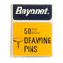 Bayonet 10404 Drawing Pins Pkt 50 - Premium Picture Hanging from Frank Shaw - Just $0.95! Shop now at W Hurst & Son (IW) Ltd