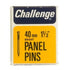 Challenge Panel Pins Bright In Small Box - Various Sizes - Premium Nails from Frank Shaw - Just $0.95! Shop now at W Hurst & Son (IW) Ltd