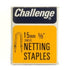 Challenge Netting Staples Zinced In Small Box - Various Sizes - Premium Nails from Frank Shaw - Just $0.78! Shop now at W Hurst & Son (IW) Ltd