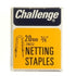 Challenge Netting Staples Zinced In Small Box - Various Sizes - Premium Nails from Frank Shaw - Just $0.95! Shop now at W Hurst & Son (IW) Ltd