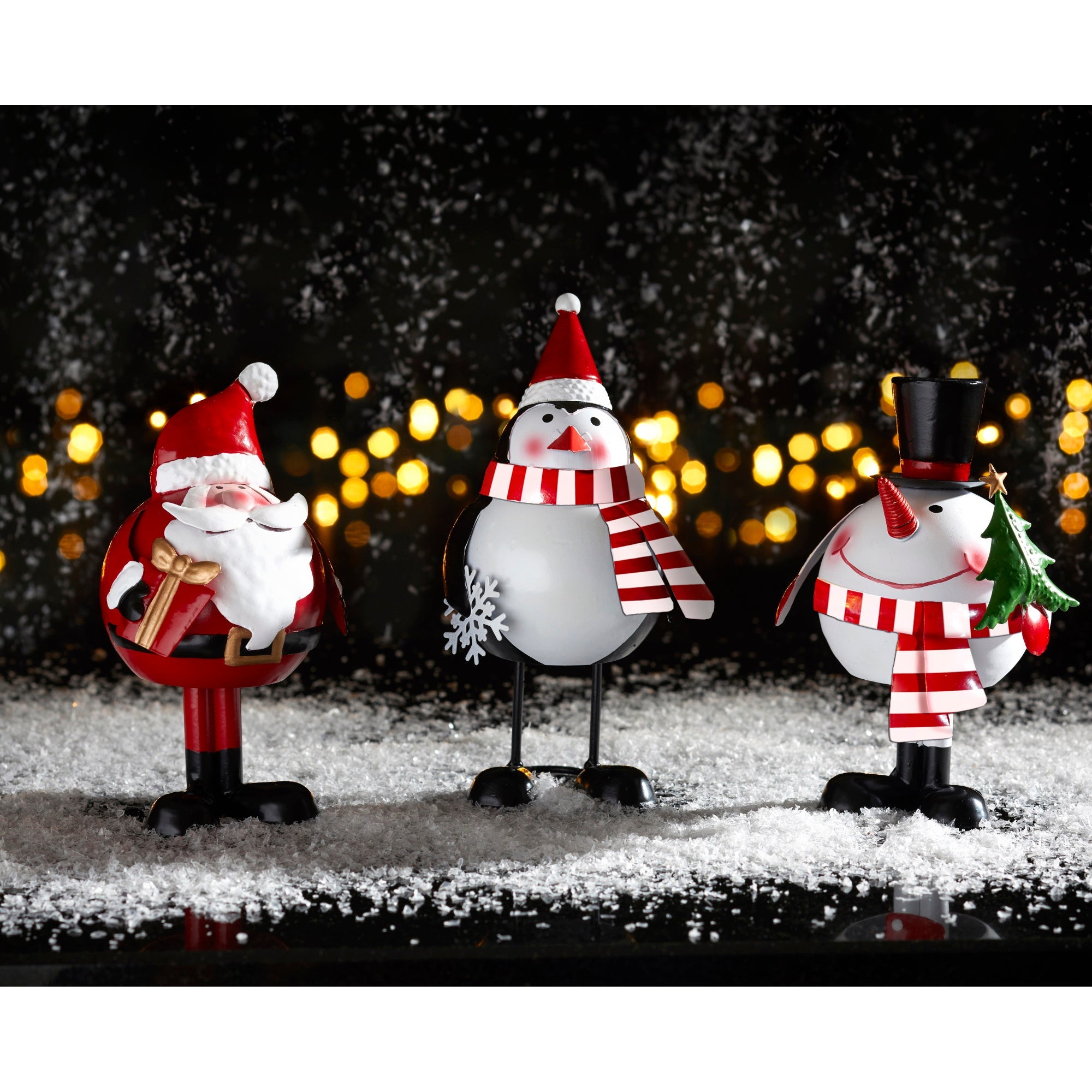 Three Kings 2530036 Metal Festive Wibbly Wobblers Figurine - Various Designs - Premium Christmas Ornaments from SMART GARDEN - Just $4.99! Shop now at W Hurst & Son (IW) Ltd