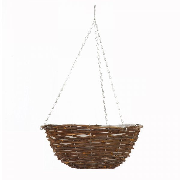 Smart Garden 6020020 Rattan Hanging Basket 30cm - Premium Baskets/Planters/Pots from SMART GARDEN - Just $4.99! Shop now at W Hurst & Son (IW) Ltd