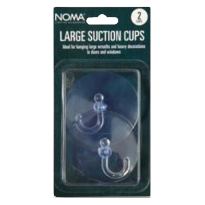 Noma 31059 Large Suction Cups Pack of 2 - Premium Christmas Decorations from Noma - Just $2.15! Shop now at W Hurst & Son (IW) Ltd