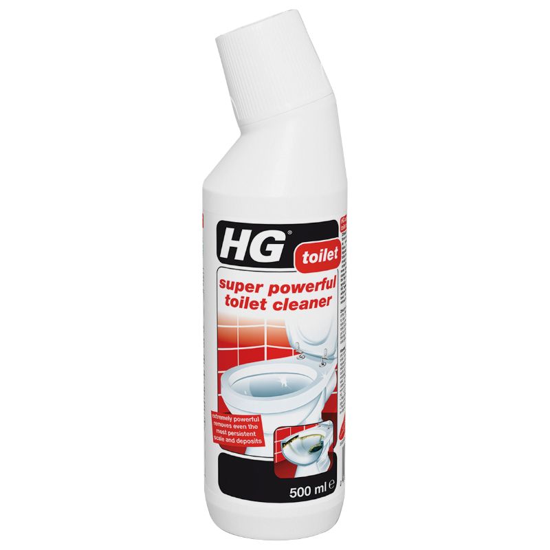 HG 322050106 Super Powerful Toilet Cleaner 500ml Bottle - Premium Bathroom Cleaning from hg - Just $7.25! Shop now at W Hurst & Son (IW) Ltd