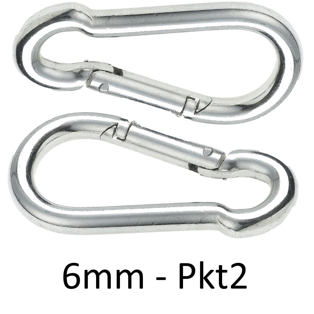 Chain Products Carbine Hook BZP - Various Sizes - Premium Snap Hooks from Chain Products - Just $1.45! Shop now at W Hurst & Son (IW) Ltd