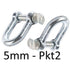 Chain Products Dee Shackle BZP - Various Sizes - Premium Shackles from Chain Products - Just $1.4! Shop now at W Hurst & Son (IW) Ltd
