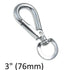 Chain Products CD04075 3" Spring Hook to Swivel BZP Snap Hooks Chain Products Brand_Chain Products Chain Products Collections_Hooks / Eyes Google Product Hooks & Eyes Ironmongery Product Type_Snap Hooks