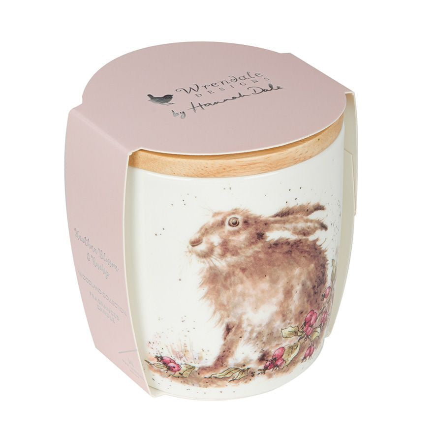 Wrendale Designs WR0201 Scented Candle Jar - Hedgerow Scented Candles Wax Lyrical Ltd Apr23 Brand_Wax Lyrical Ltd Collections_Home Interiors Decor & Giftware Google Product Home Home Interiors Mark.Williams Product Type_Scented Candles Wax Lyrical Ltd Wrendale Designs