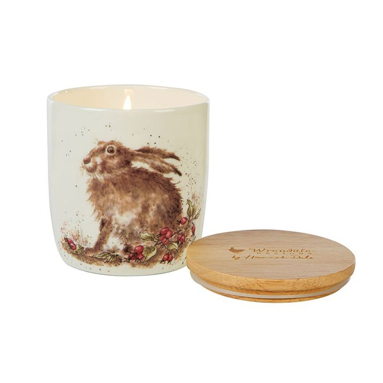 Wrendale Designs WR0201 Scented Candle Jar - Hedgerow Scented Candles Wax Lyrical Ltd Apr23 Brand_Wax Lyrical Ltd Collections_Home Interiors Decor & Giftware Google Product Home Home Interiors Mark.Williams Product Type_Scented Candles Wax Lyrical Ltd Wrendale Designs