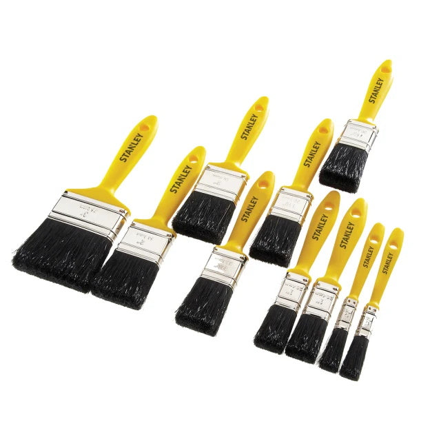 Stanley STAHOBBY10 Hobby Paint Brush Set of 10 - Premium Paint Brushes from Stanley - Just $9.95! Shop now at W Hurst & Son (IW) Ltd