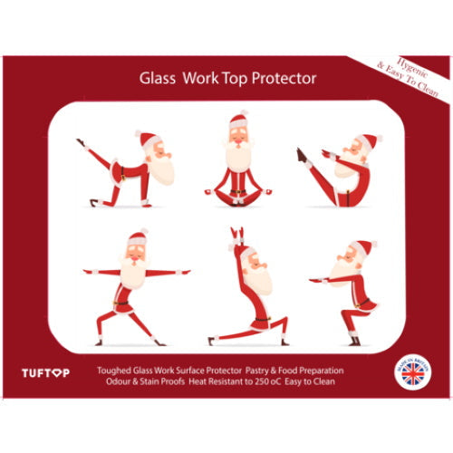 Tuftop SG3040CKMS Glass Worktop Protector Medium - Karma Santa - Premium D from STOW GREEN - Just $13.99! Shop now at W Hurst & Son (IW) Ltd