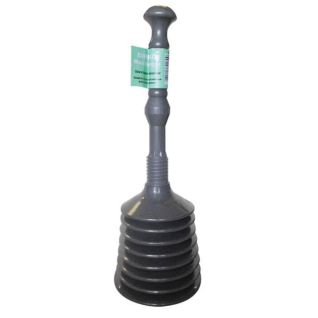 Buffalo 1018-6 Maxi Plunger 46cm Grey - Premium Plungers from Buffalo - Just $8.30! Shop now at W Hurst & Son (IW) Ltd