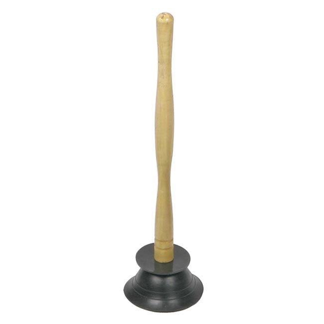 Buffalo 1018-3 Large Rubber Force Cup Plunger Wooden Handle - Premium Plungers from Buffalo - Just $7.6! Shop now at W Hurst & Son (IW) Ltd