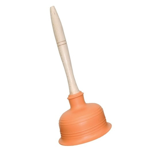 Buffalo 1017-5 Professional Giant Orange Plunger Wooden Handle - Premium Plungers from Buffalo - Just $17.5! Shop now at W Hurst & Son (IW) Ltd
