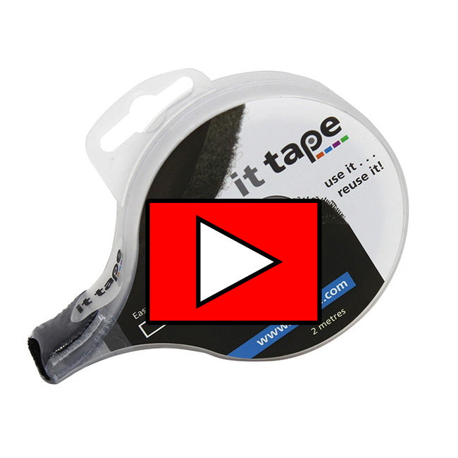 It Tape Dispenser with 2Mtrs of Hook and Loop It Tape - Various Colours - Premium Hook and Loop Tape from It Tape - Just $6.95! Shop now at W Hurst & Son (IW) Ltd