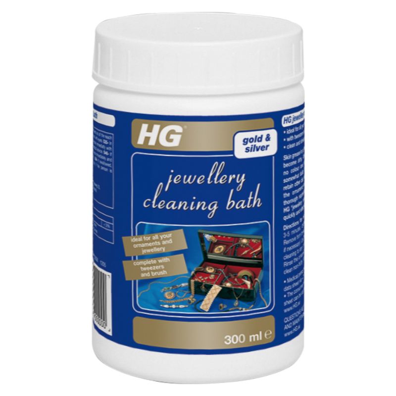 HG 437030106 Gold & Silver Jewellery Cleaning Bath 300ml - Premium Polishes from hg - Just $7.00! Shop now at W Hurst & Son (IW) Ltd